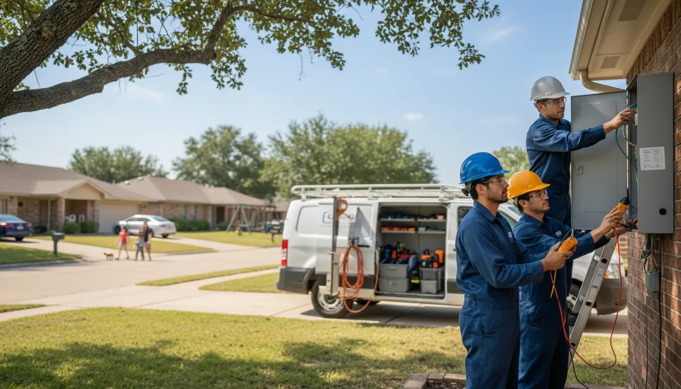 Certified electrician providing emergency electrical services in Pickerington, OH
